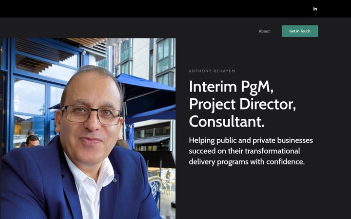 Screenshot of anthonyrehayem.com