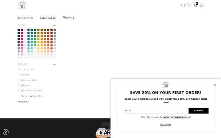 Screenshot van anthonyricophotography.com