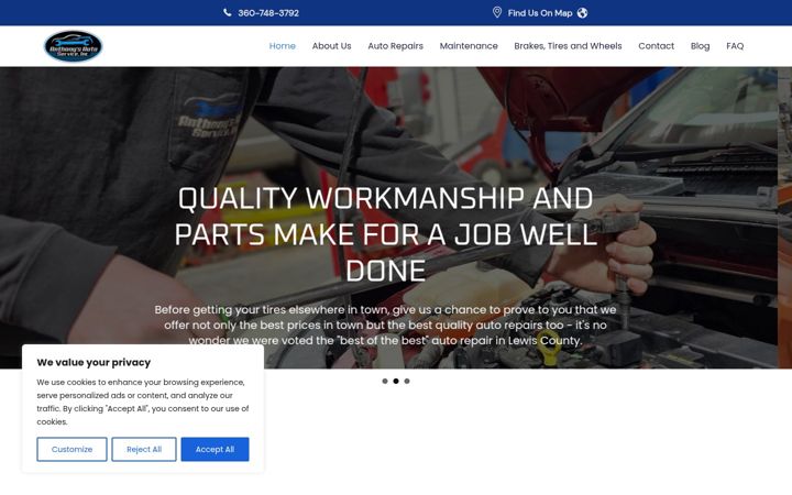 Screenshot van anthonysautoservice.com