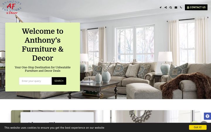 Screenshot van anthonysfurnituredecor.com