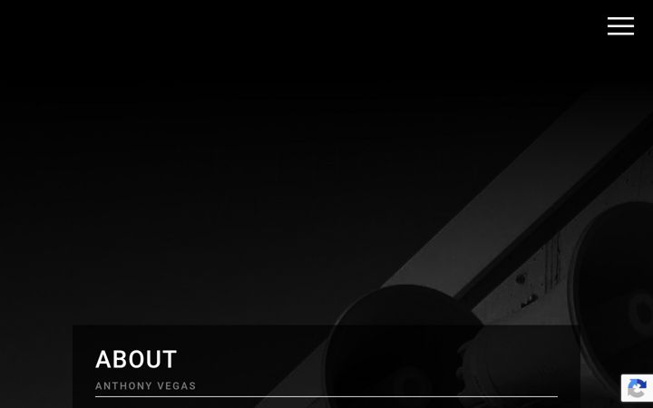 Screenshot van anthonyvegas.com