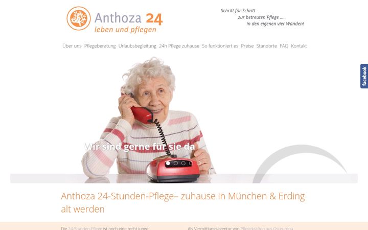 Screenshot of anthoza.de