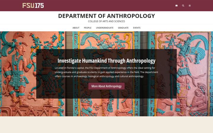 Ekrānuzņēmums no anthro.fsu.edu