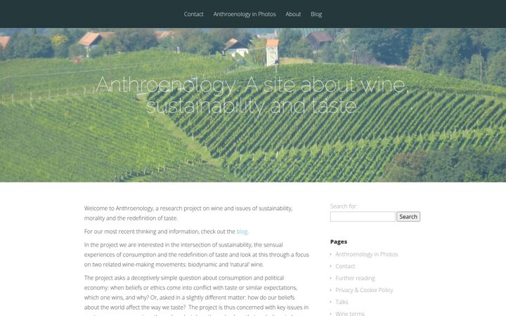 Screenshot of anthroenology.org