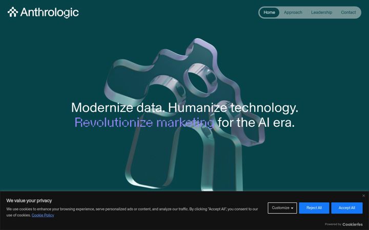 Screenshot of anthrologic.ai