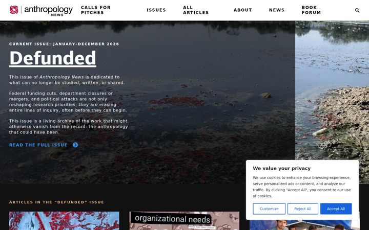 Screenshot of anthropology-news.org