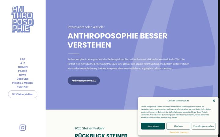 Screenshot του anthroposophie.de