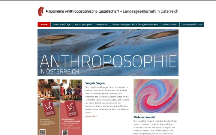 Screenshot of anthroposophie.or.at