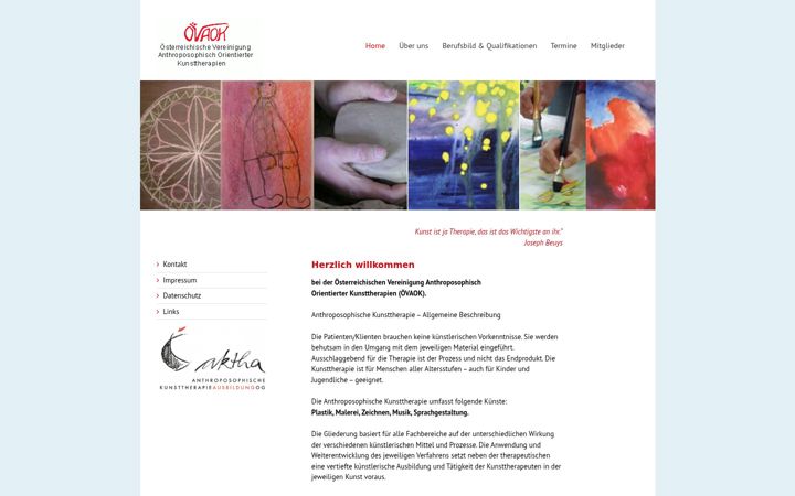 Skärmbild av anthroposophische-kunsttherapien.at