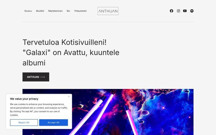 Screenshot di anthuan.com