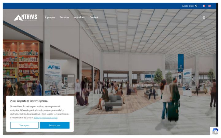 Screenshot of anthyas.com