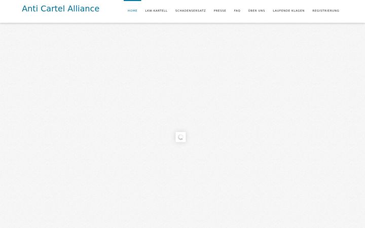 Screenshot of anti-cartel-alliance.com
