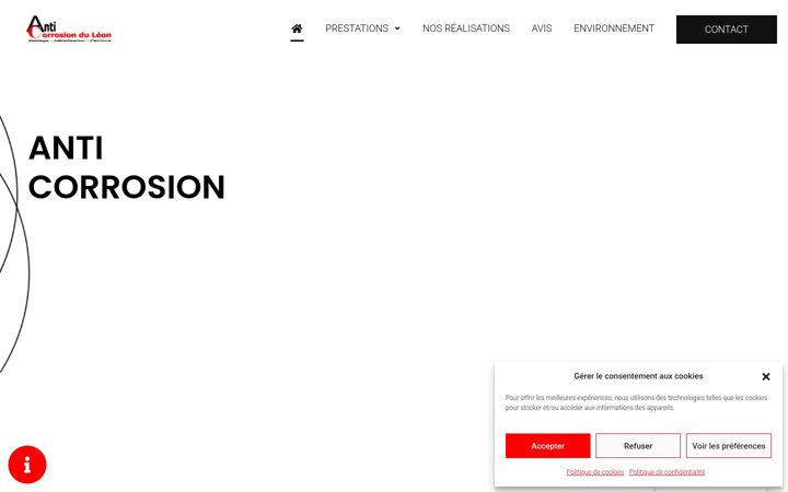 Screenshot von anti-corrosion-du-leon-finistere.fr