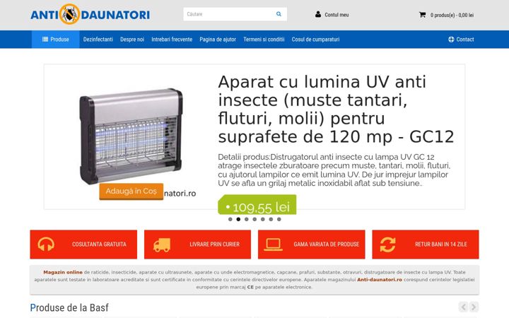 Screenshot of anti-daunatori.ro
