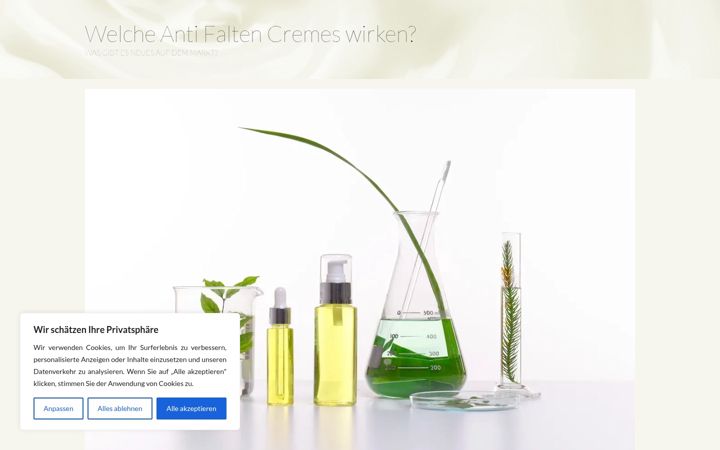 Screenshot von anti-falten-creme.eu