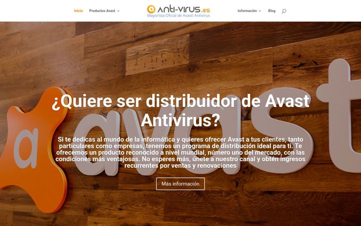 Captură de ecran a anti-virus.es