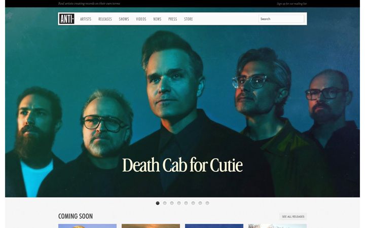 Screenshot di anti.com