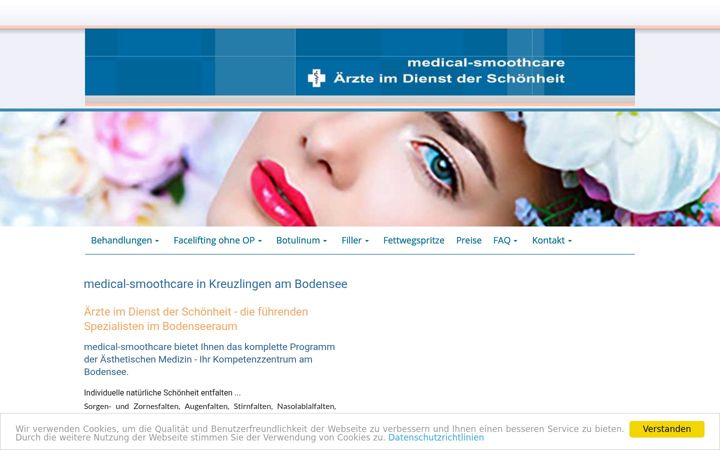Captură de ecran a antiaging-spezialisten.ch