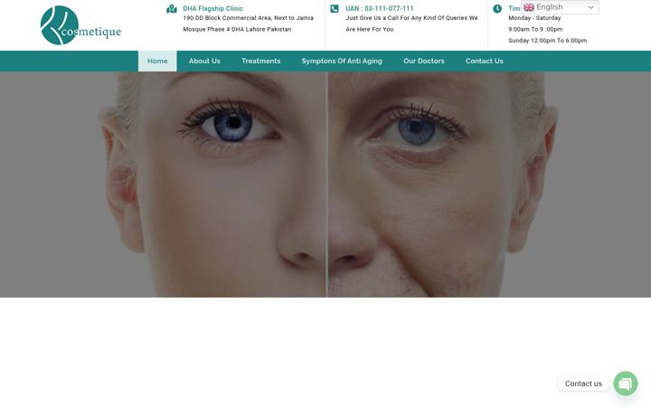 Screenshot of antiaging.com.pk