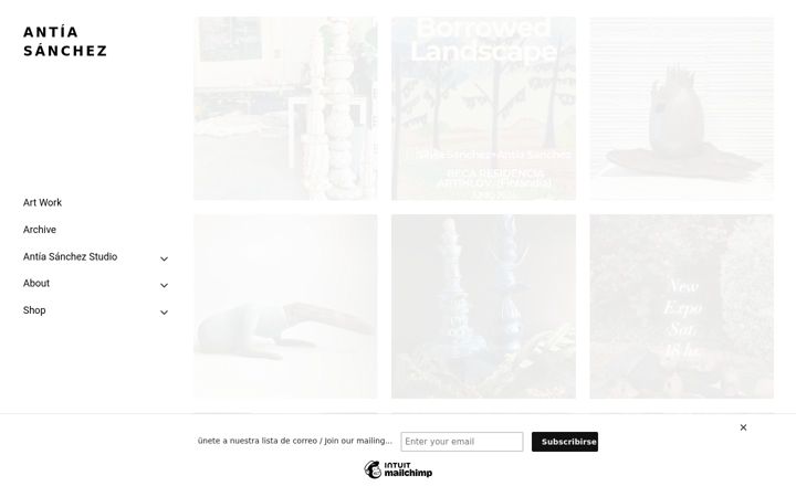 Screenshot of antiasanchez.art