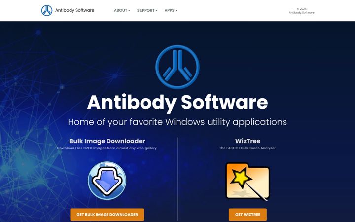 Screenshot of antibody-software.com