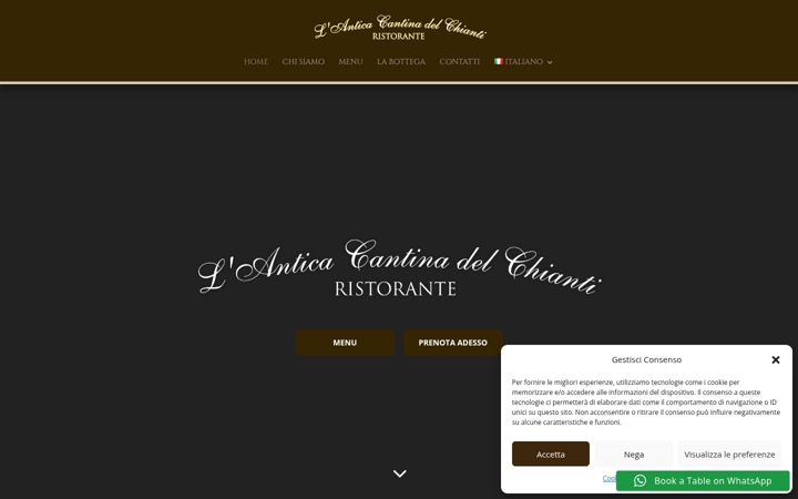 Screenshot of anticacantinadelchianti.it