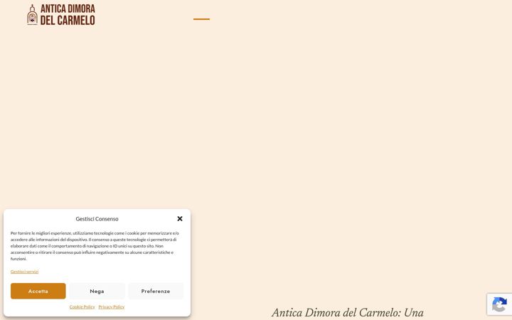 Screenshot of anticadimoradelcarmelo.com