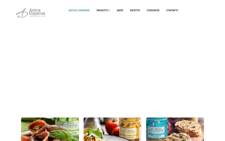 Screenshot of anticadispensa.it