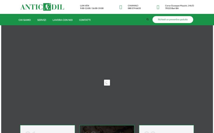 Screenshot of anticaedil.it
