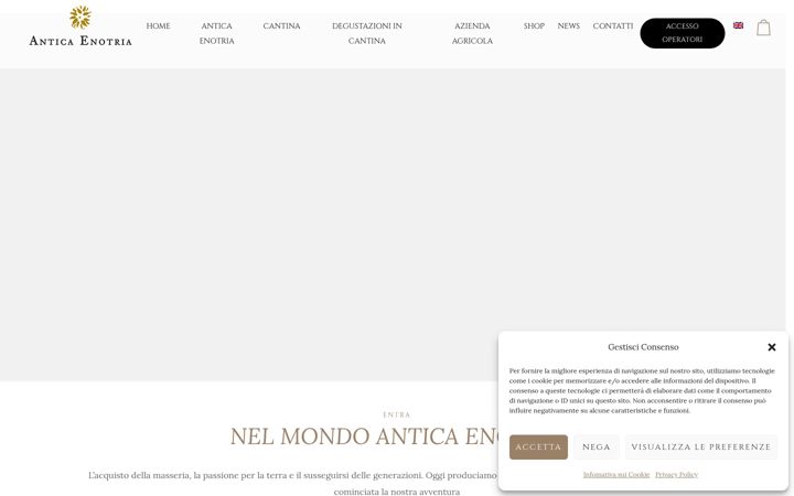 Screenshot του anticaenotria.it