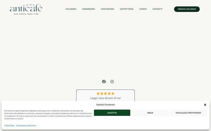 Screenshot of anticafe.it