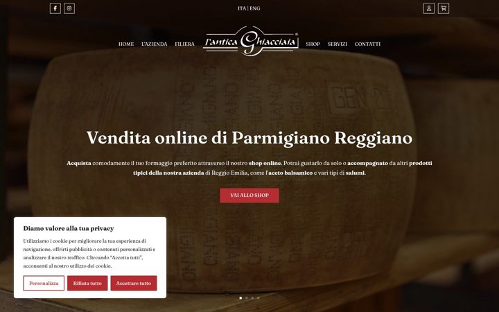 Screenshot of anticaghiacciaia.it