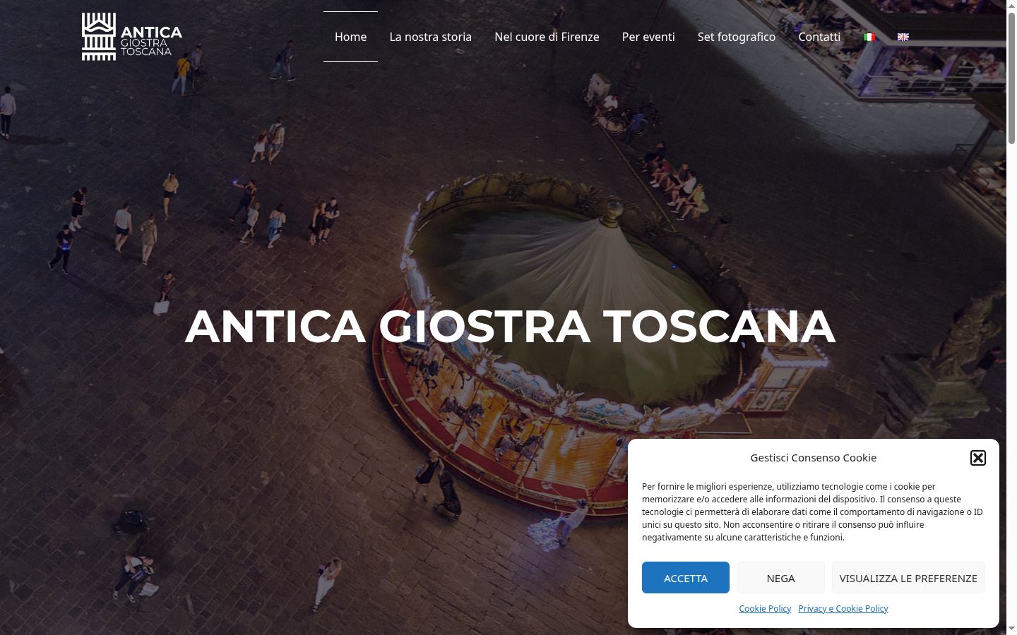 Capture d'écran de la bannière de consentement affichée avant toute interaction