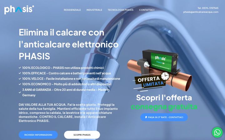 Screenshot of anticalcareacqua.com