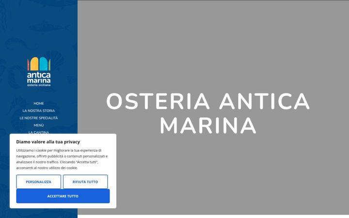 Screenshot of anticamarina.it