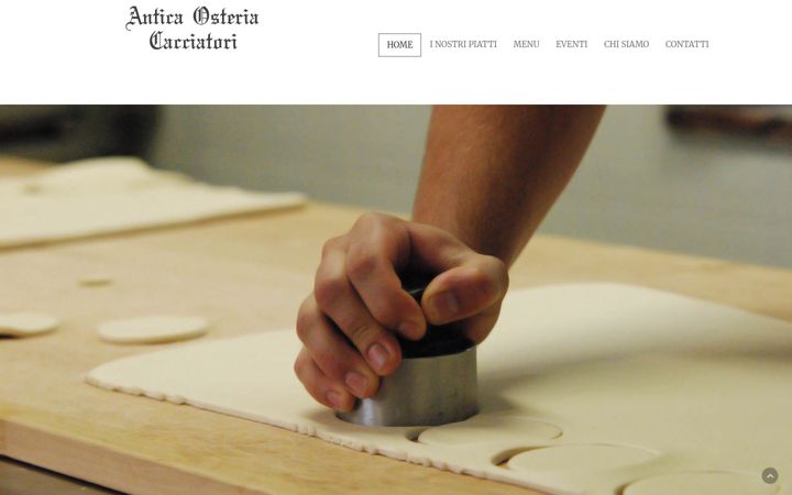 Screenshot of anticaosteriacacciatori.it
