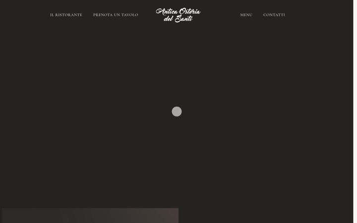 Screenshot of anticaosteriadelsanti.it