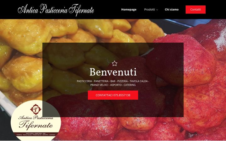 Screenshot di anticapasticceriatifernate.com