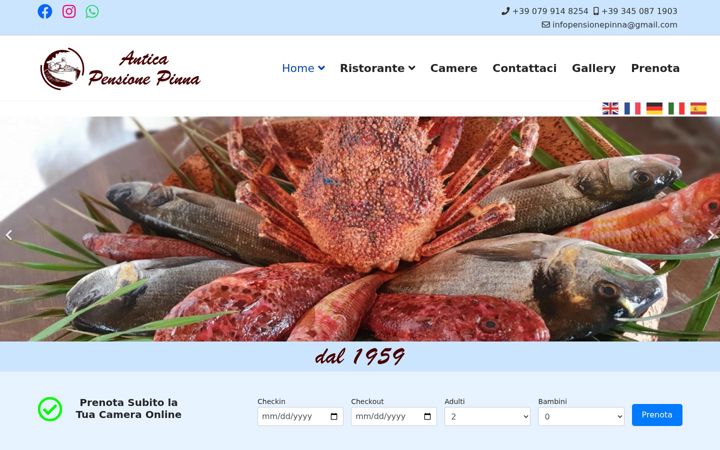 Screenshot of anticapensionepinna.com