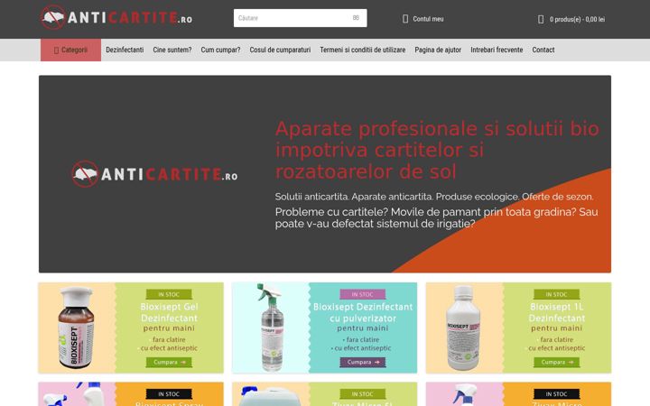 Screenshot of anticartite.ro