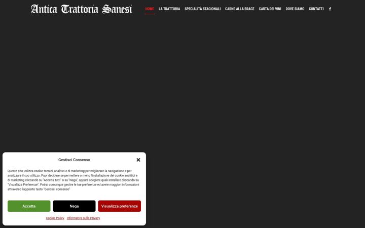 Screenshot of anticatrattoriasanesi.it