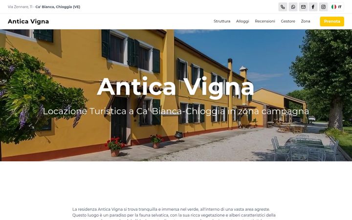 Screenshot of anticavigna.com
