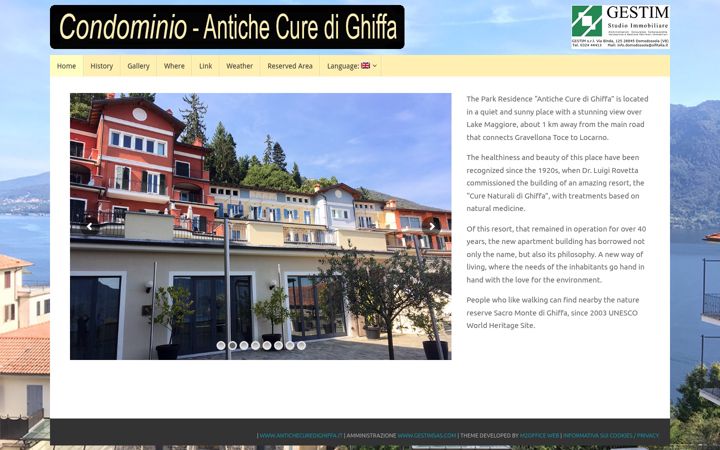 Screenshot of antichecuredighiffa.it