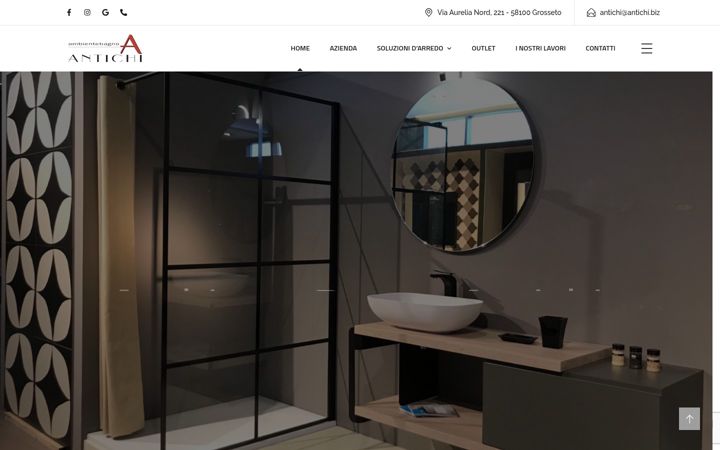 Captura de ecrã de antichi.biz