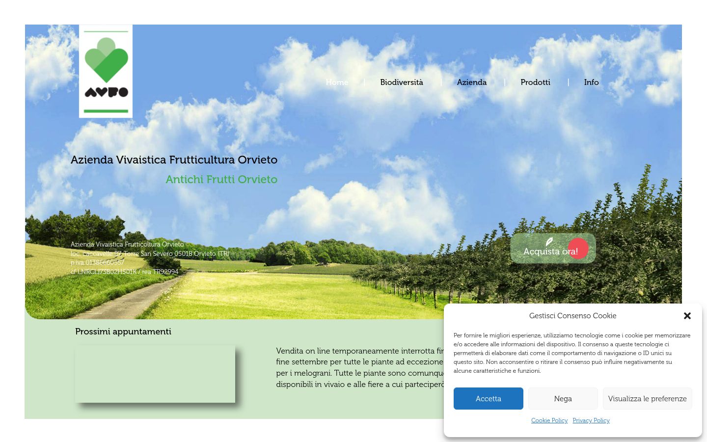Screenshot des Einwilligungsbanners vor jeglicher Interaktion