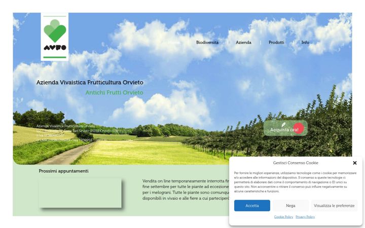 Ekrano kopija antichifruttiorvieto.com