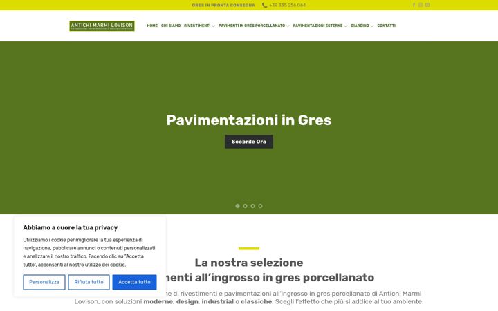 Screenshot of antichimarmilovison.it