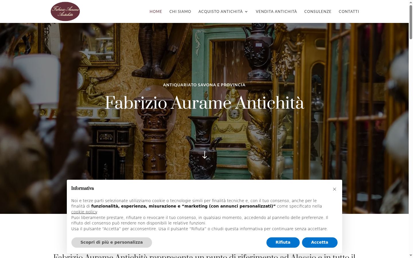 Sutikimo reklamjuostės, rodytos prieš bet kokią sąveiką, ekrano kopija