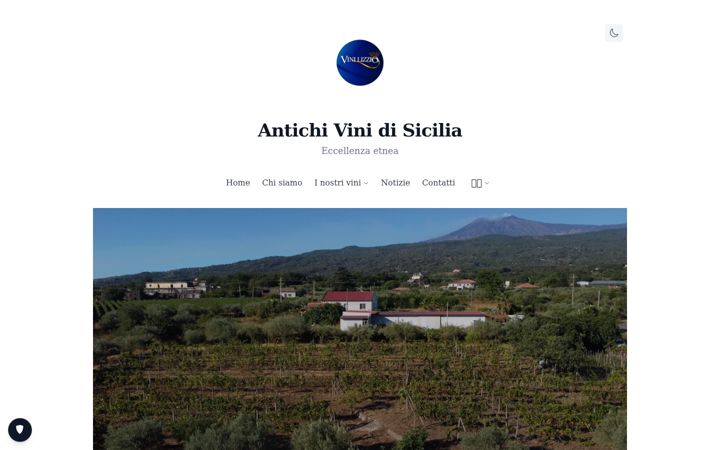 Screenshot of antichivinidisicilia.it
