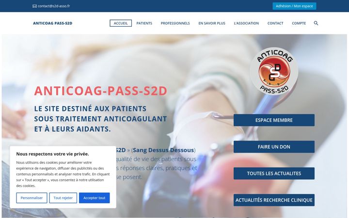 Screenshot of anticoag-pass-s2d.fr